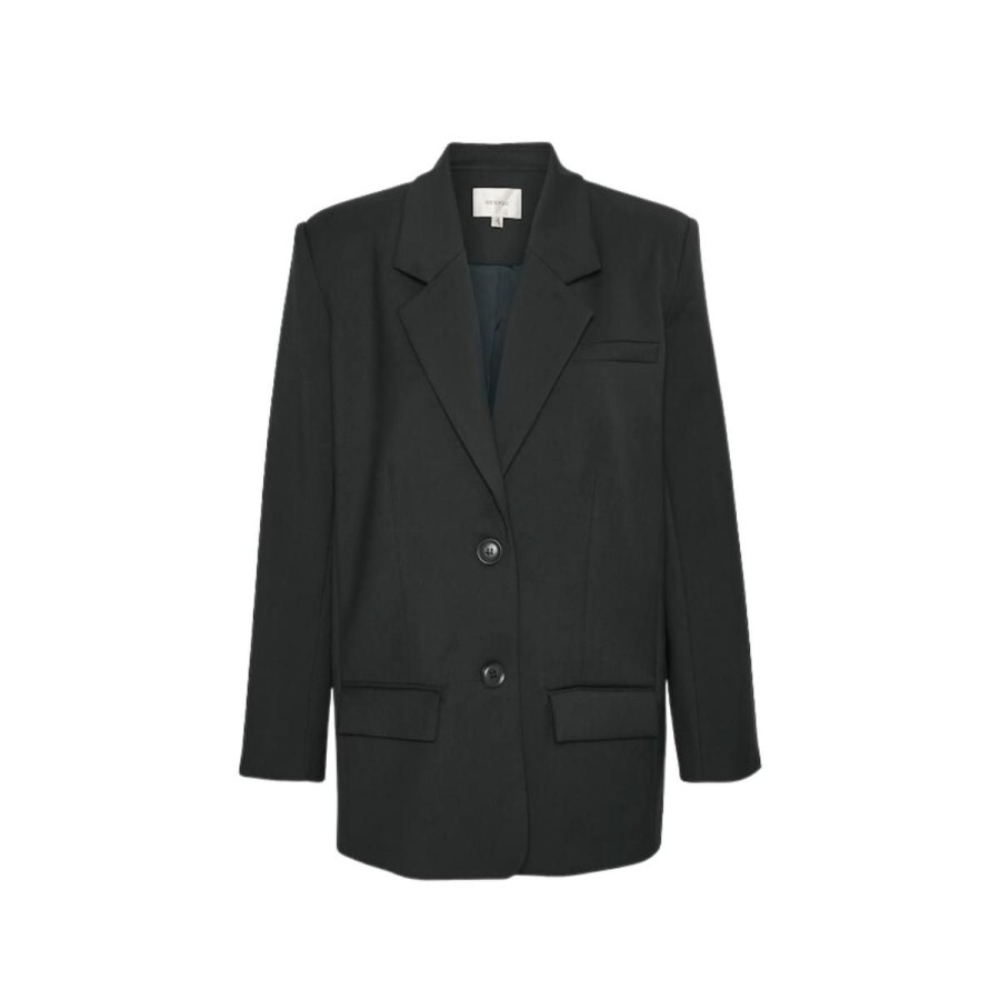 Kvinde Gestuz Blazere | Gestuz Paulagz Oz Blazer Jet Set