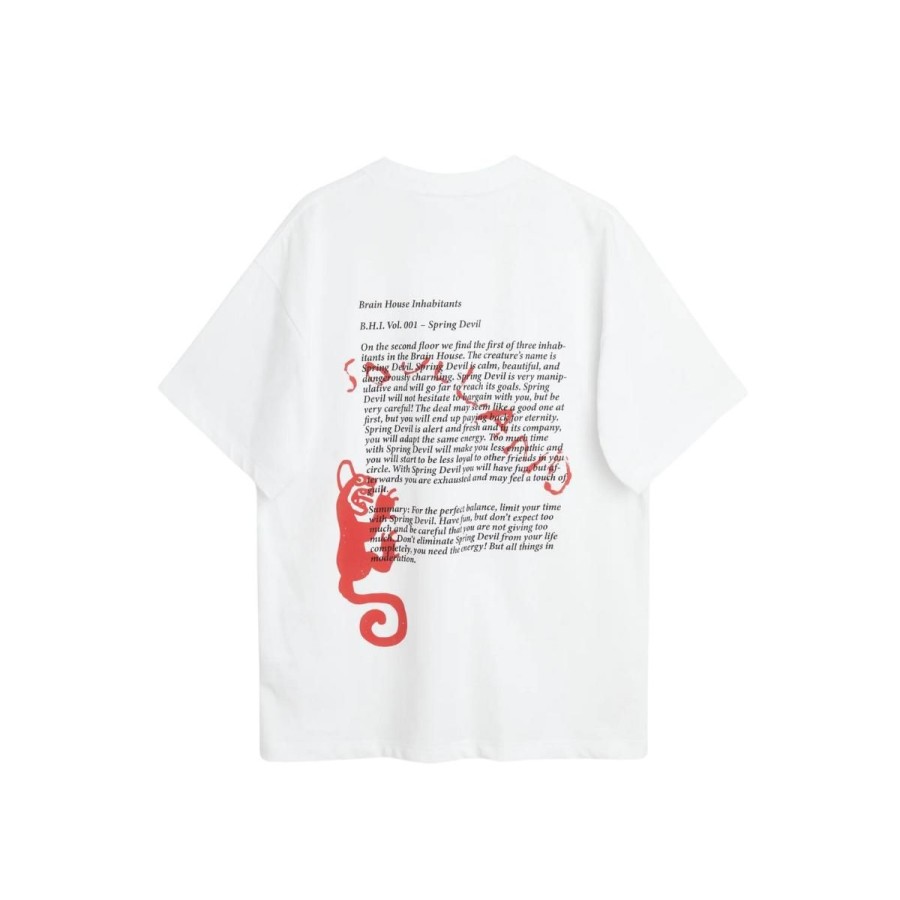 Kvinde Soulland T-Shirts | Soulland Kai T-Shirt White