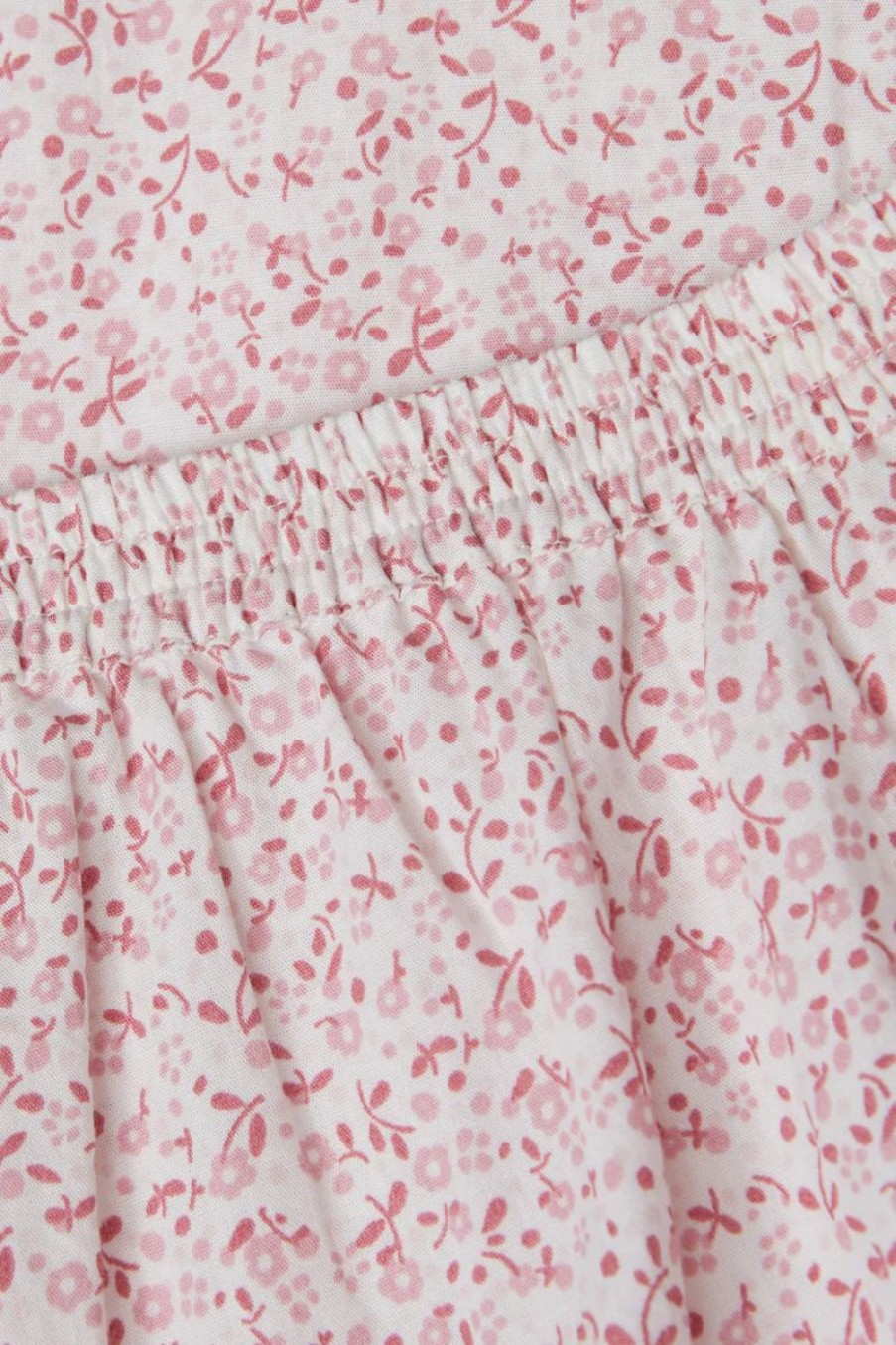 Kvinde Skall Studio Bukser | Skall Studio Bukser Provence Pants Garden Print/Soft Pink