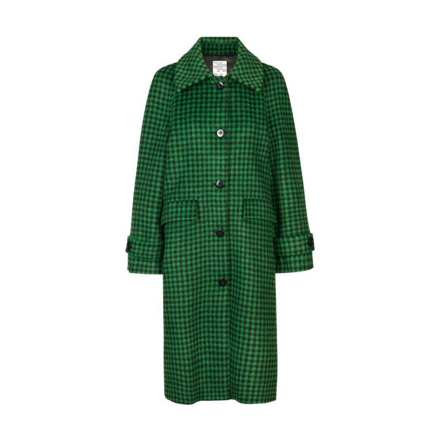 Kvinde Baum und Pferdgarten Overtoj | Baum Und Pferdgarten Jakke Donna Green Black Check