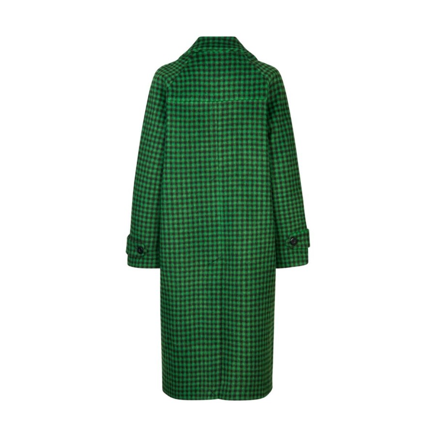 Kvinde Baum und Pferdgarten Overtoj | Baum Und Pferdgarten Jakke Donna Green Black Check