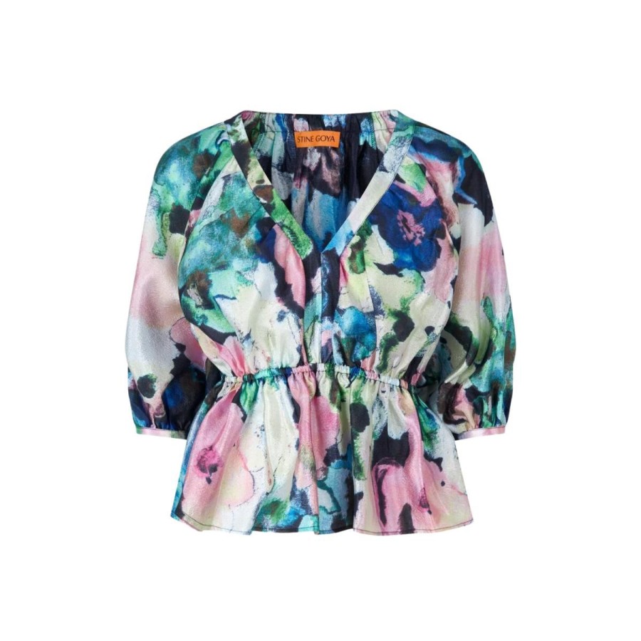 Kvinde STINE GOYA Bluser | Stine Goya Bluse Robin Frosted Floral