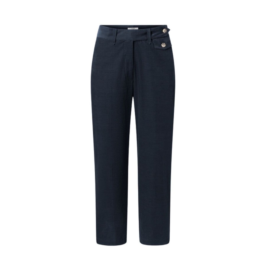 Kvinde Lovechild 1979 Bukser | Lovechild Bukser Coppola Pant Dark Navy