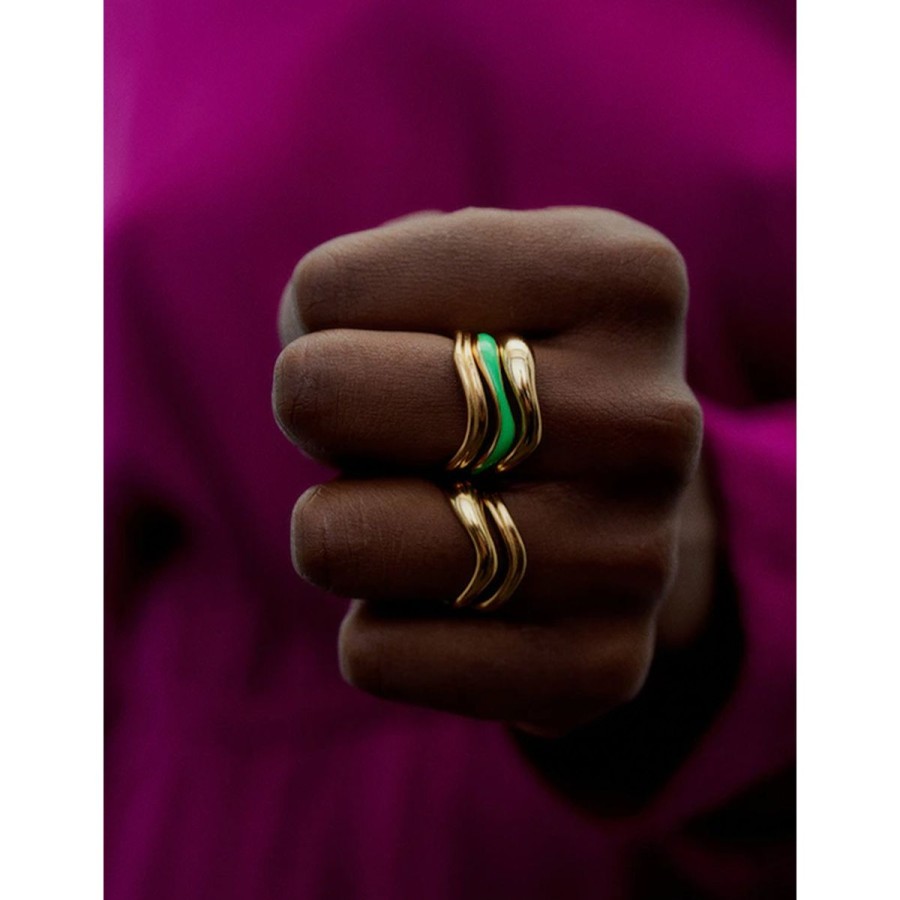 Kvinde Maria Black Ringe | Maria Black Ring Soma Ring Guld