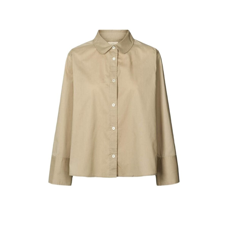 Kvinde Gai Lisva Skjorter | Gai Lisva Skjorte Flora Shirt Cotton