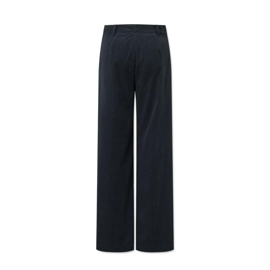 Kvinde Lovechild Bukser | Lovechild Bukser Harper Pant Dark Navy