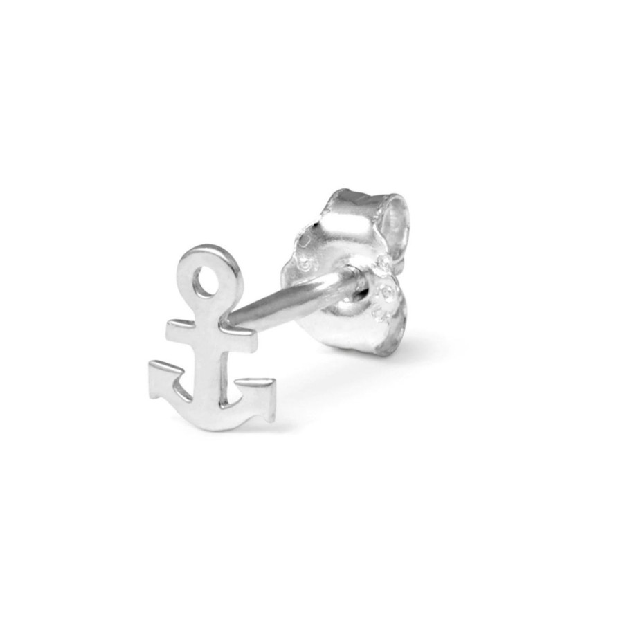 Kvinde Lulu Copenhagen Oreringe | Lulu Copenhagen Orering Anchor Silver