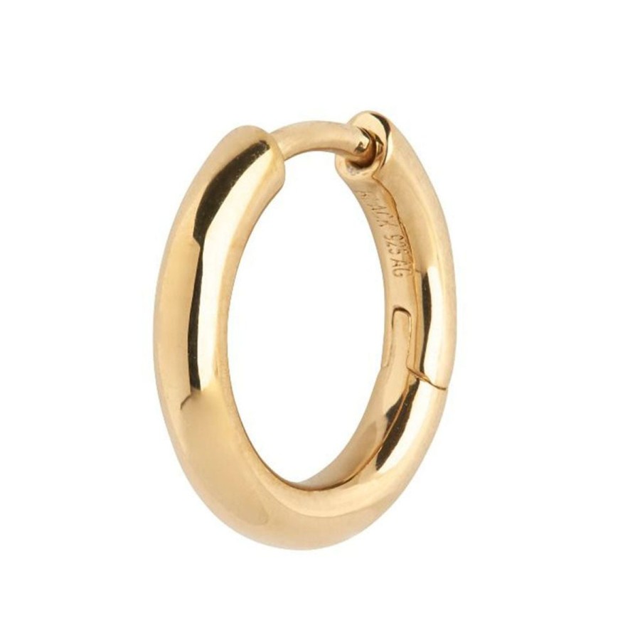 Kvinde Maria Black Oreringe | Maria Black Orering Polo Huggie Gold Guld