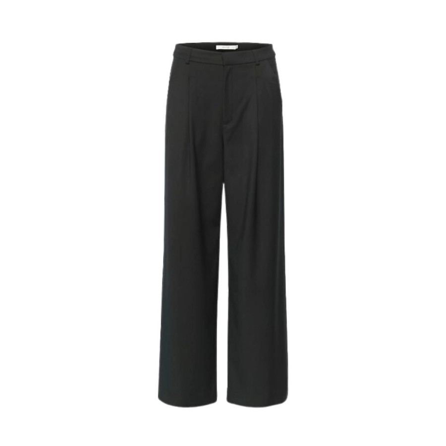 Kvinde Gestuz Bukser | Gestuz Bukser Paulagz Mw Wide Pants Jet Set