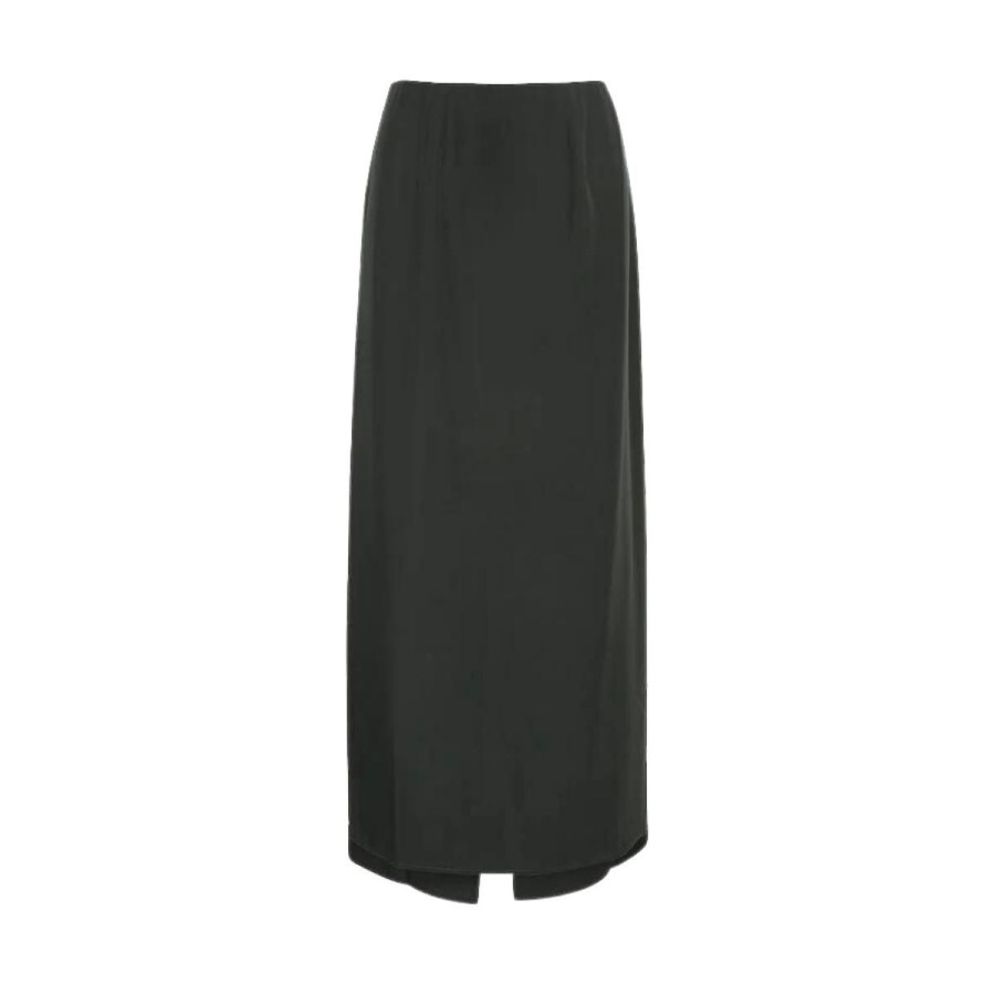 Kvinde Gestuz Nederdele | Gestuz Nederdel Frylagz Hw Midi Skirt Jet Set