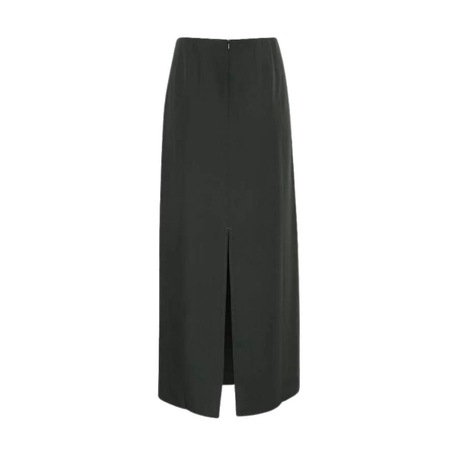 Kvinde Gestuz Nederdele | Gestuz Nederdel Frylagz Hw Midi Skirt Jet Set