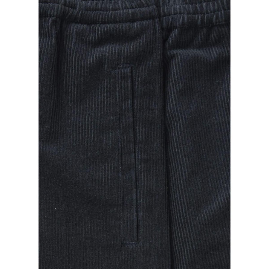 Kvinde Aiayu Bukser | Aiayu Coco Pant Corduroy Bukser Black Navy