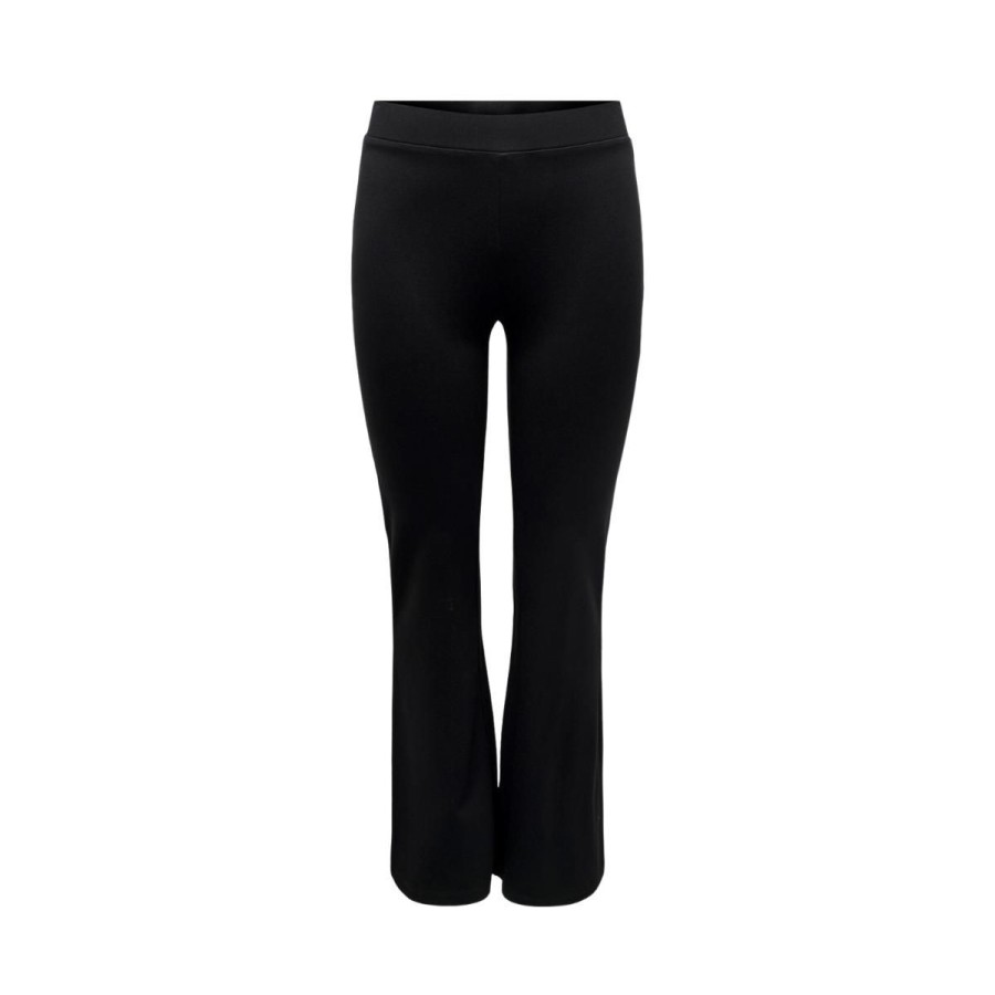 Kvinde JACQUELINE DE YONG Bukser | Jacqueline De Yong Bukser Jdypretty Flare Pant Black