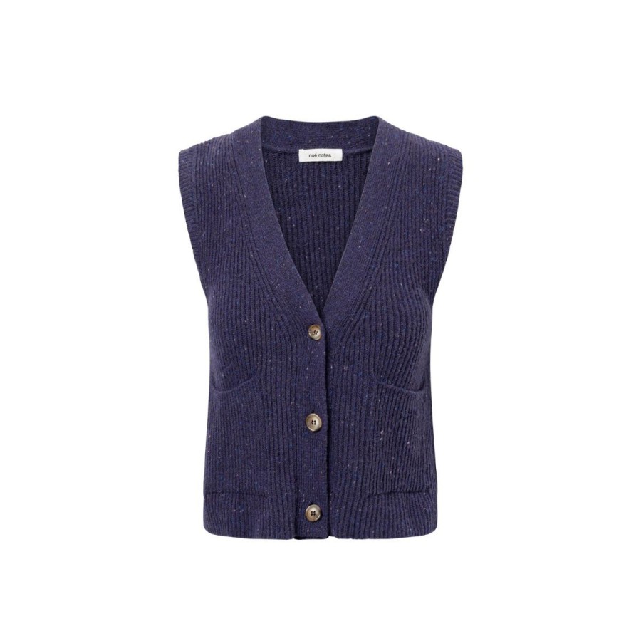 Kvinde nué notes Veste | Nue Notes Cardigan Geir Cardigan Vest Purple Magic