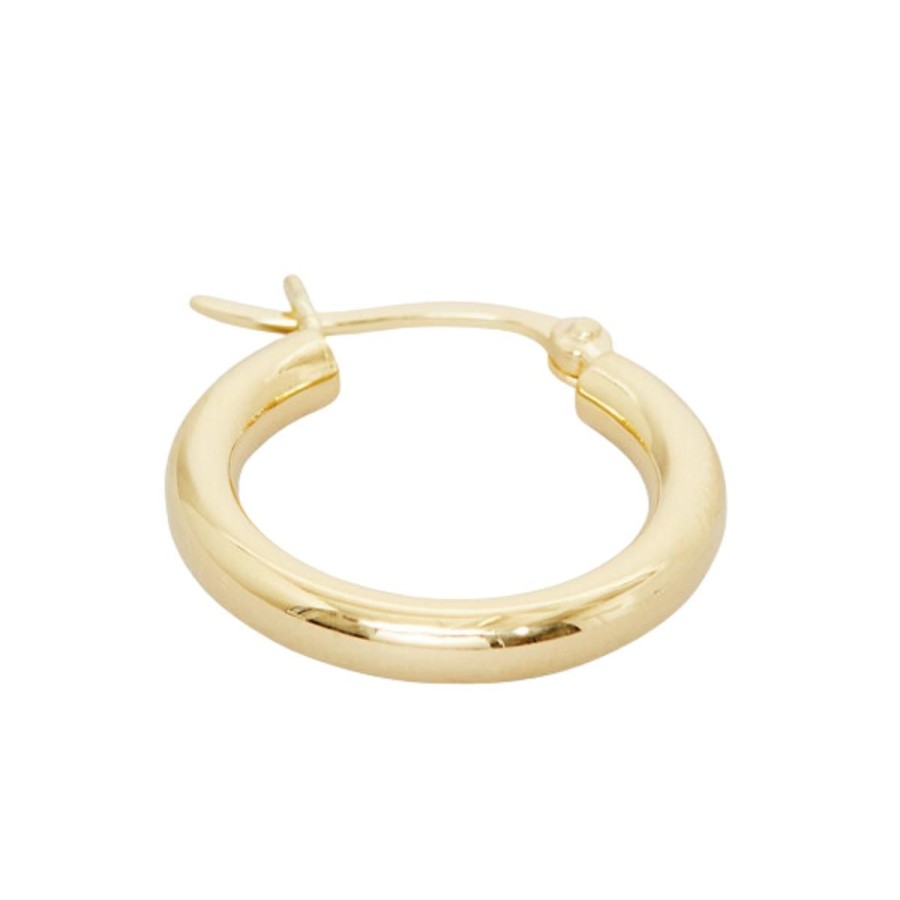 Kvinde Trine Tuxen Oreringe | Trine Tuxen Oreringe Chubby Hoop Ii Guld