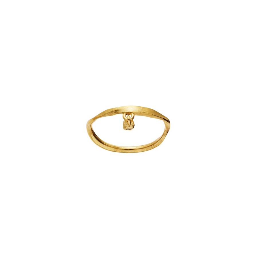 Kvinde Maanesten Ringe | Maanesten Signe Ring Guld