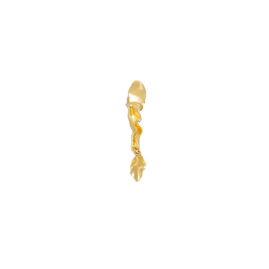 Kvinde Trine Tuxen Oreringe | Trine Tuxen Orering Punterelle Earring Gold Plated