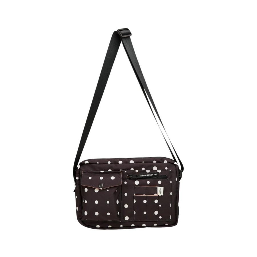 Kvinde Mads Nørgaard Tasker | Mads Norgaard Tasker Bel One Art Cappa Bag Mini Dot Play Aop/Bl