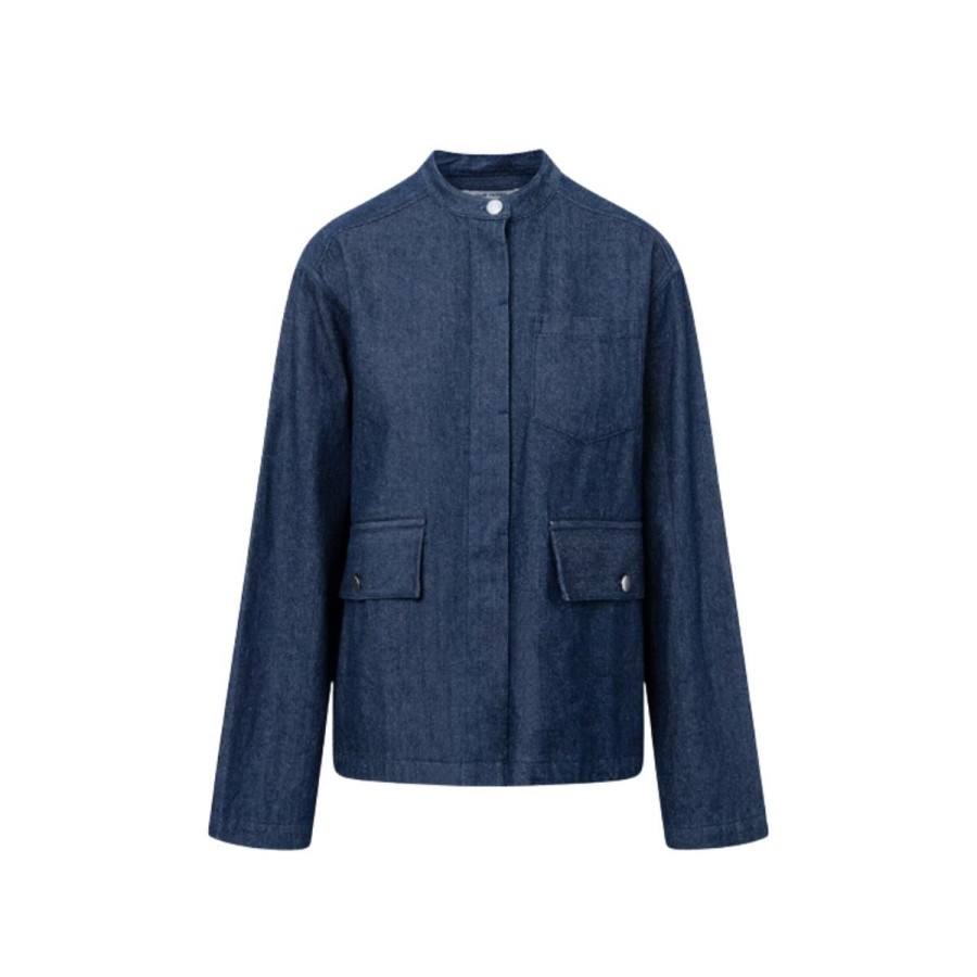 Kvinde nué notes Overtoj | Nue Notes Jakke Finn Jacket Dark Denim