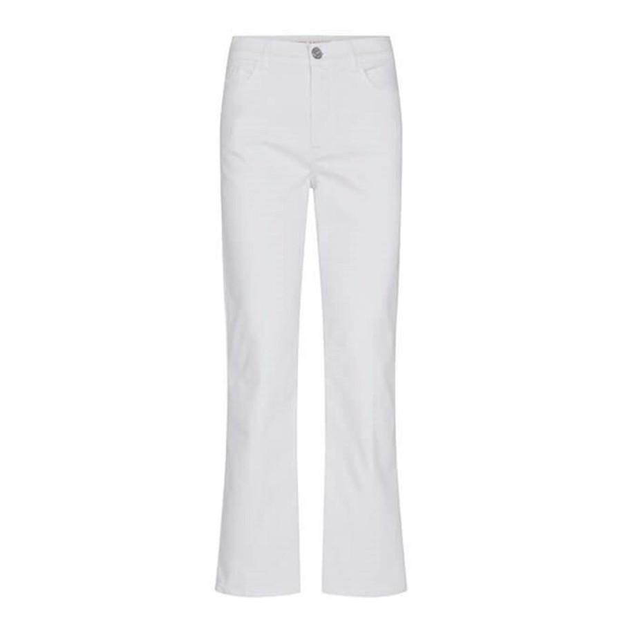 Kvinde Mos Mosh Bukser | Mos Mosh Jeans Everest Sumner Jeans White