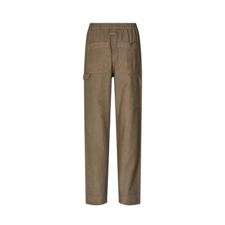 Kvinde Gai Lisva Bukser | Gai Lisva Bukser Alina Cotton Work Wear Pant