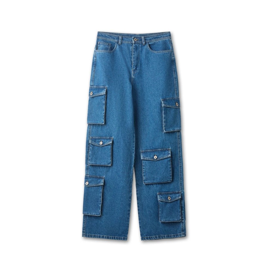 Kvinde H2OFagerholt Jeans | H2Ofagerholt Jeans Gad Pants Medium Denim Blue