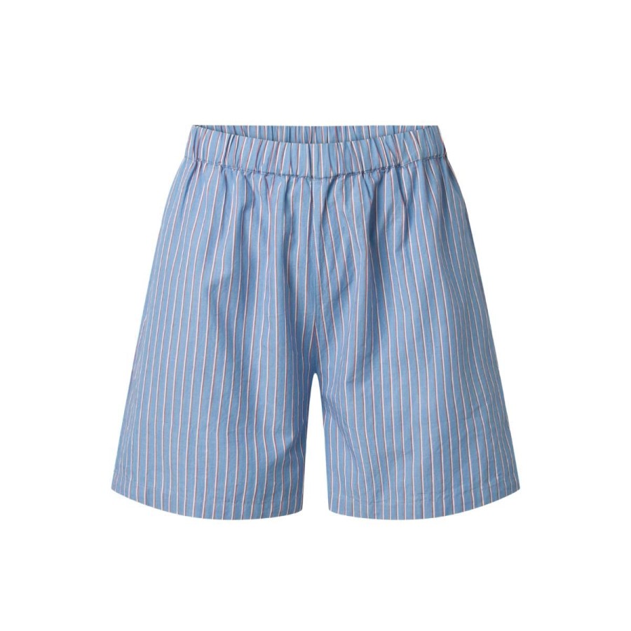 Kvinde Lovechild 1979 Shorts | Lovechild 1979 Shorts Alessandra Shorts Blue Stripe