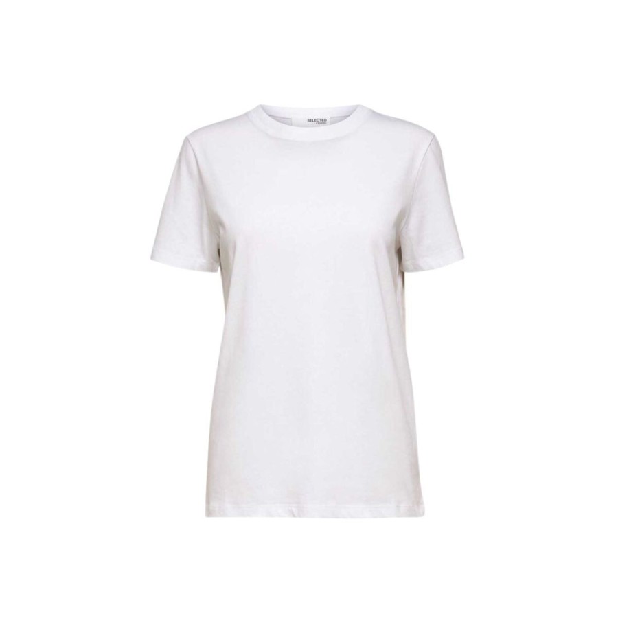 Kvinde selected femme T-Shirts | Selected Femme Slfmessential Ss O-Neck Tee