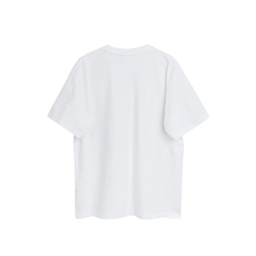 Kvinde Soulland T-Shirts | Soulland Kai T-Shirt Beaded Logo White