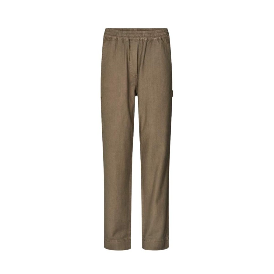 Kvinde Gai Lisva Bukser | Gai Lisva Bukser Alina Cotton Work Wear Pant