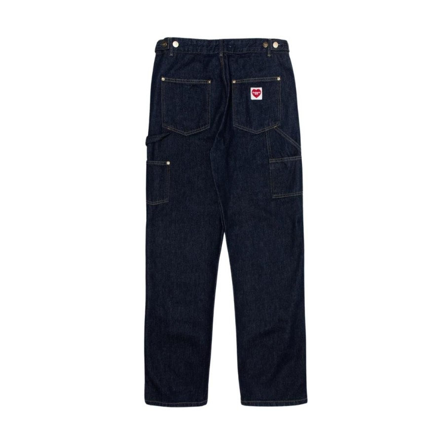 Kvinde Carhartt WIP Bukser | Carhartt Wip Bukser W' Nash Dk Pant Blue Rinsed